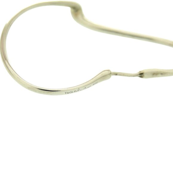 TIFFANY Silver Heart Earrings - Picture 4 of 4